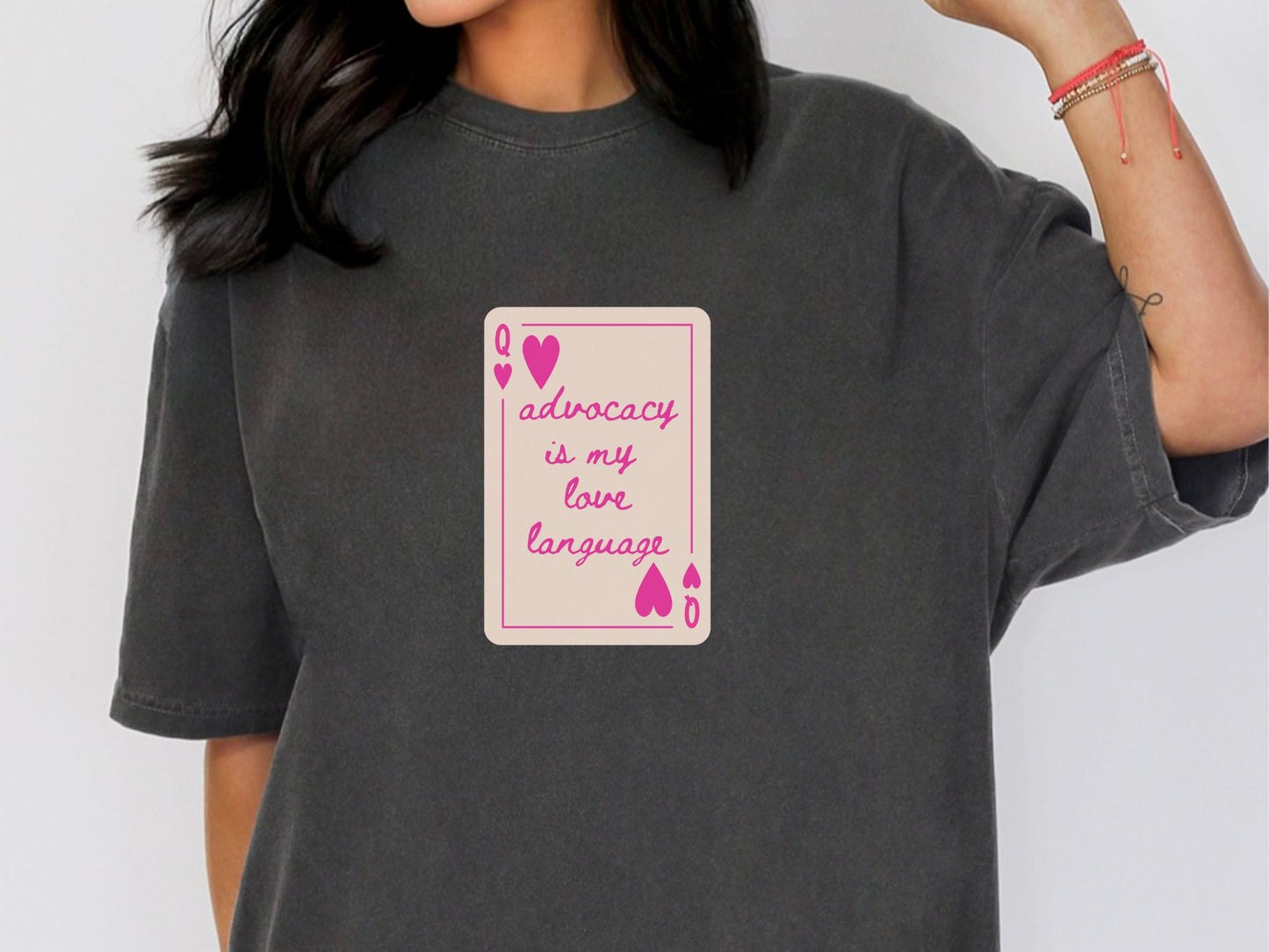 Valentines Day Advocacy Inclusion Tee, Advocacy is My Love Language, Gift for Teacher Therapist Advocate