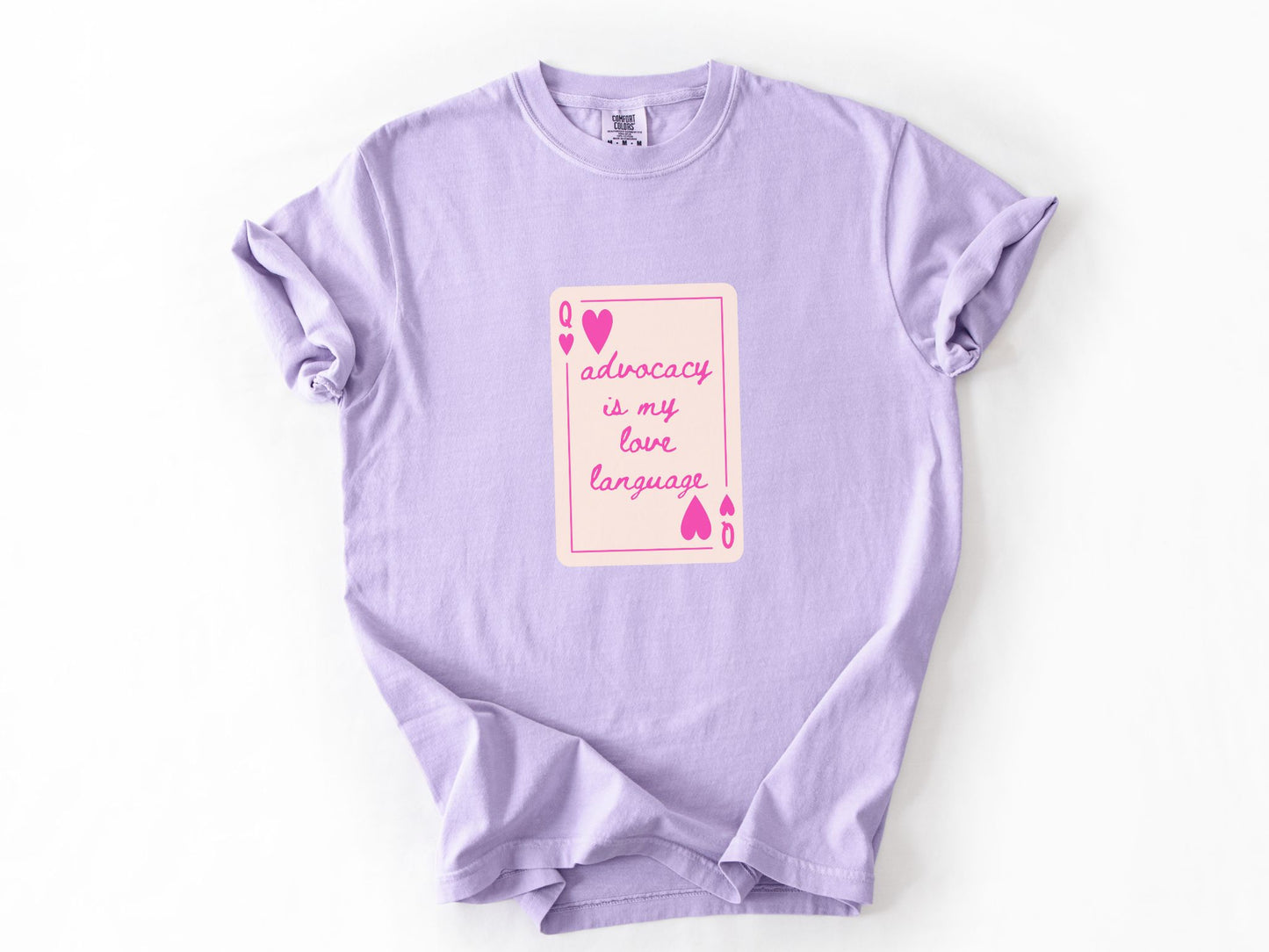 Valentines Day Advocacy Inclusion Tee, Advocacy is My Love Language, Gift for Teacher Therapist Advocate