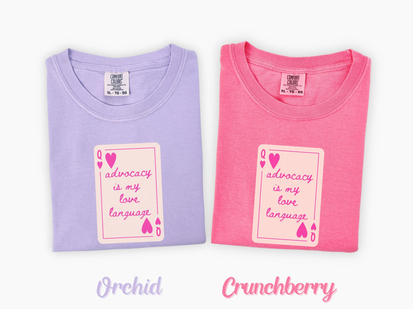 Valentines Day Advocacy Inclusion Tee, Advocacy is My Love Language, Gift for Teacher Therapist Advocate