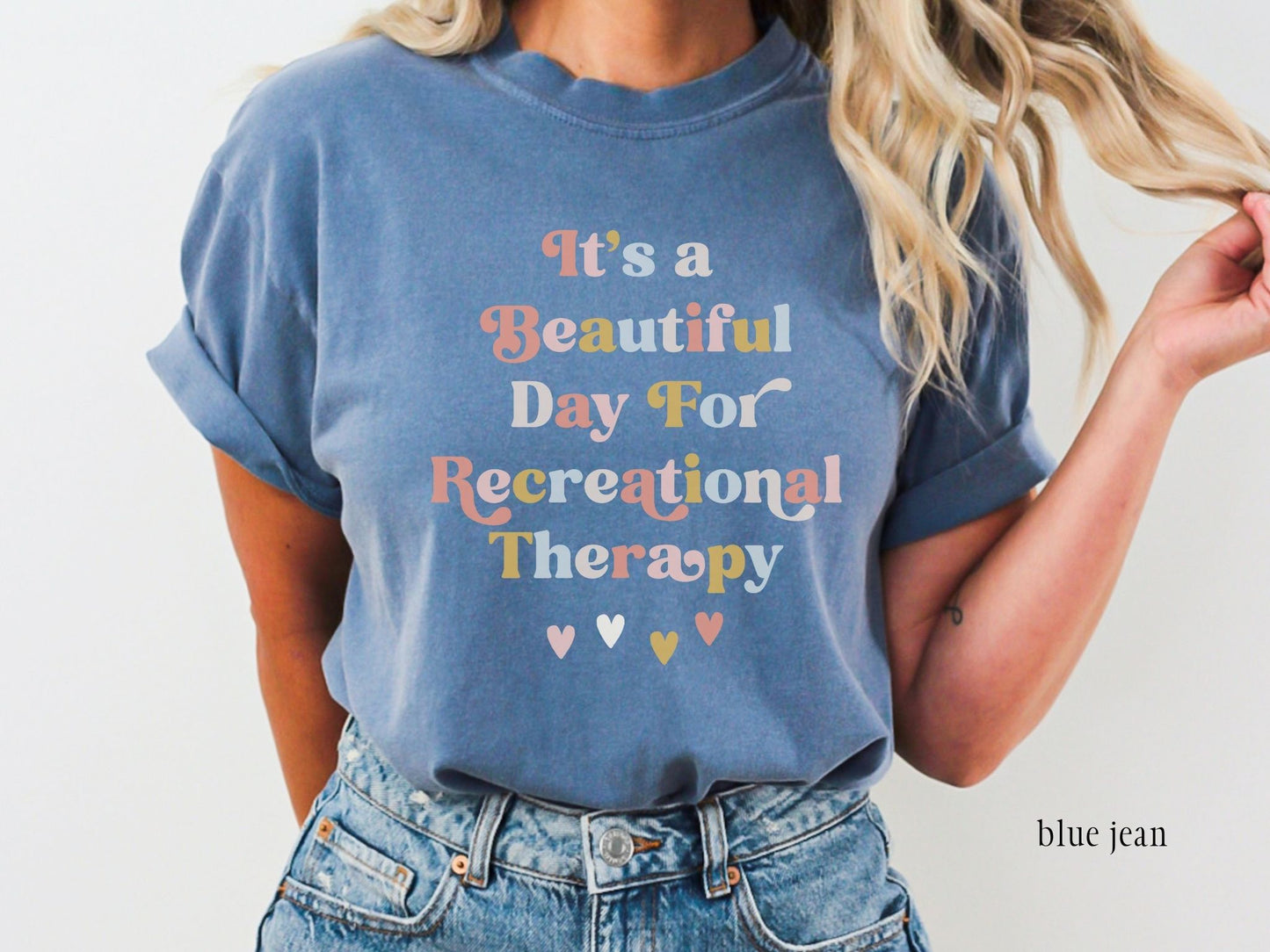 It's a Beautiful Day for Recreational Therapy Shirt, Cute OT T-Shirt, OT Gift for Therapists, Students, Clinicians