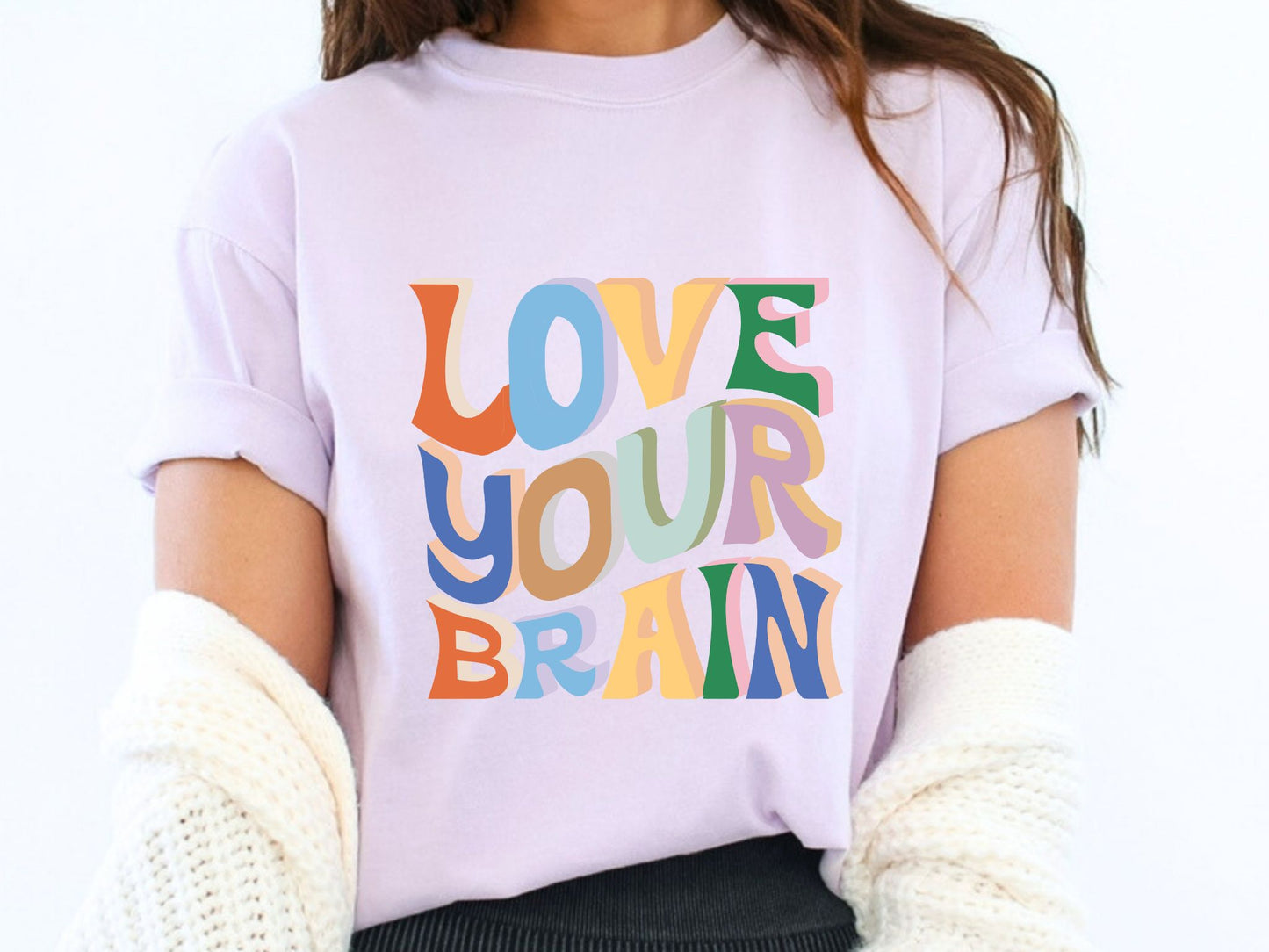Love Your Brain T-Shirt, School Counselor Tee