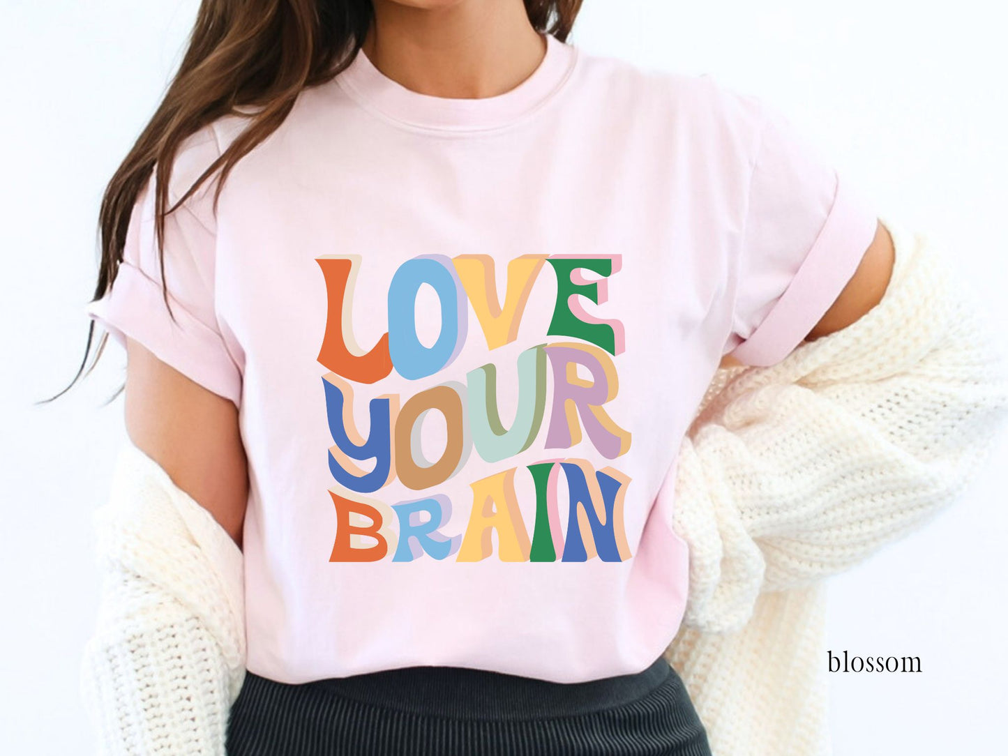 Love Your Brain T-Shirt, School Counselor Tee