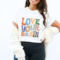 Love Your Brain T-Shirt, School Counselor Tee