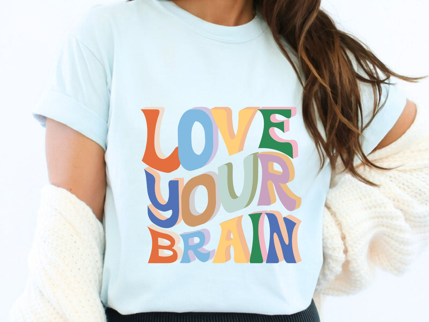 Love Your Brain T-Shirt, School Counselor Tee