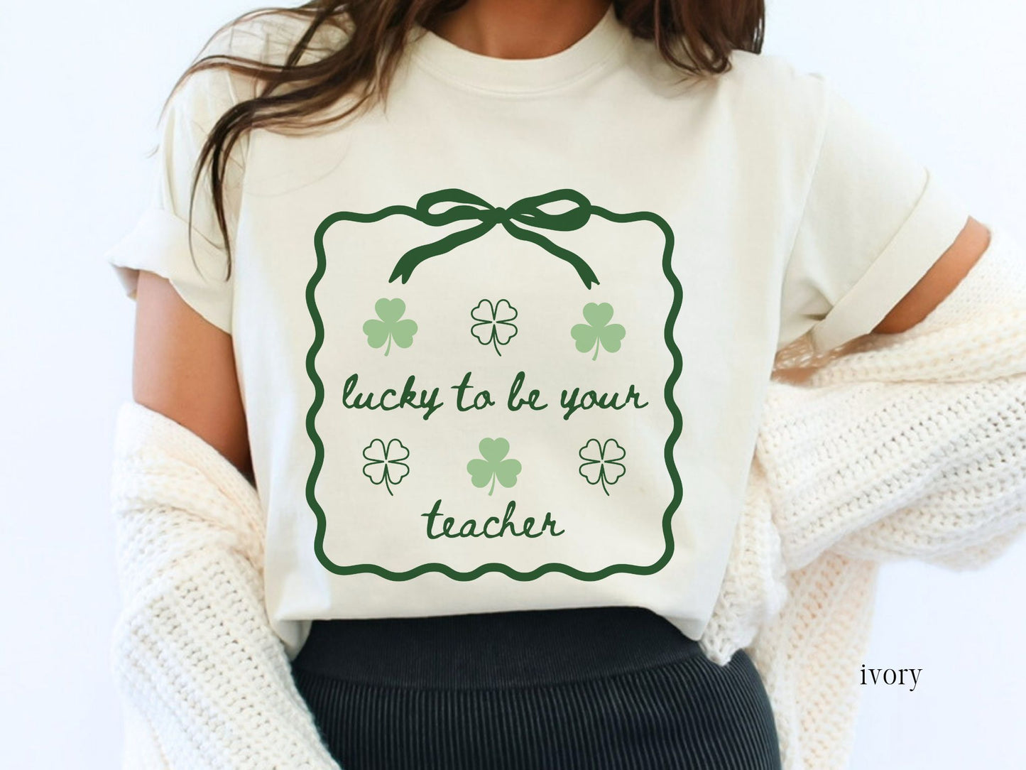 St. Patricks Day Teacher Shirt, Lucky to Be Your Teacher Tee