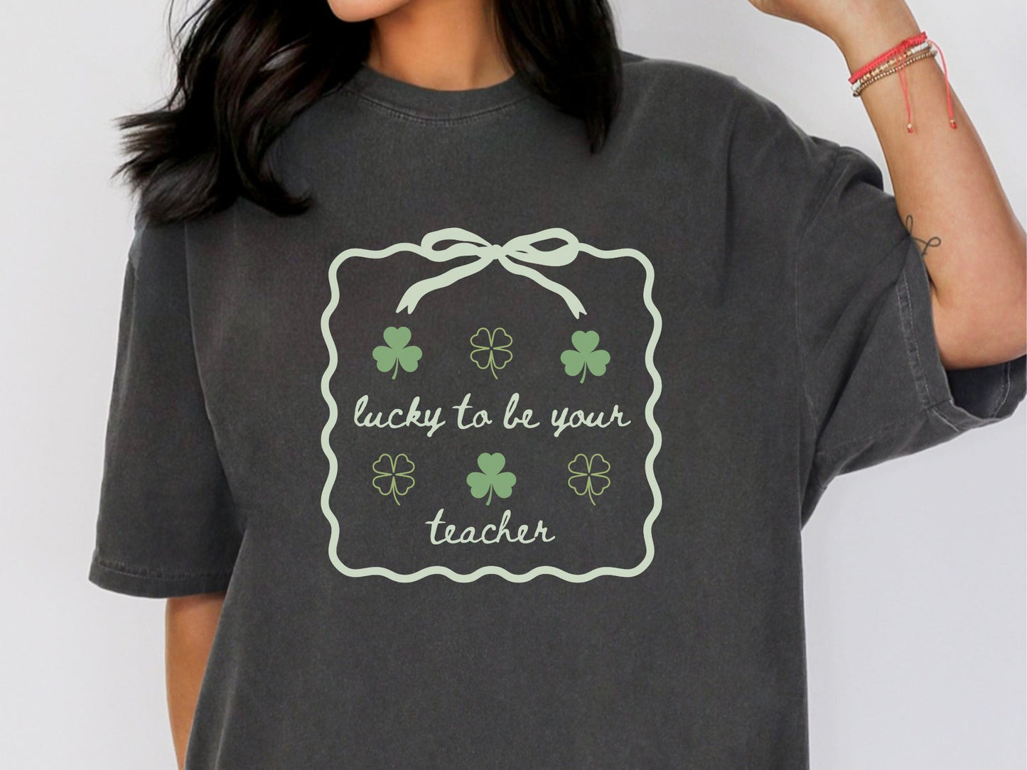 St. Patricks Day Teacher Shirt, Lucky to Be Your Teacher Tee