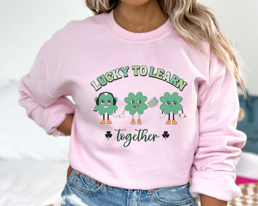 Inclusion St Patricks Day Sweatshirt | SPED Teacher Gift | Neurodiversity Clover Crewneck