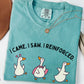 I Came. I Saw. I Reinforced Tee,  ABA Goose Graphic Tee