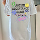 Retro Autism Acceptance Club T-shirt | Different Not Less Groovy Tee