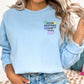 Retro Autism Acceptance Club Sweatshirt | Different Not Less Groovy Tee
