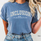 Inclusion Matters Shirt, Floral Varsity Text Tee, Autism Acceptance Apparel