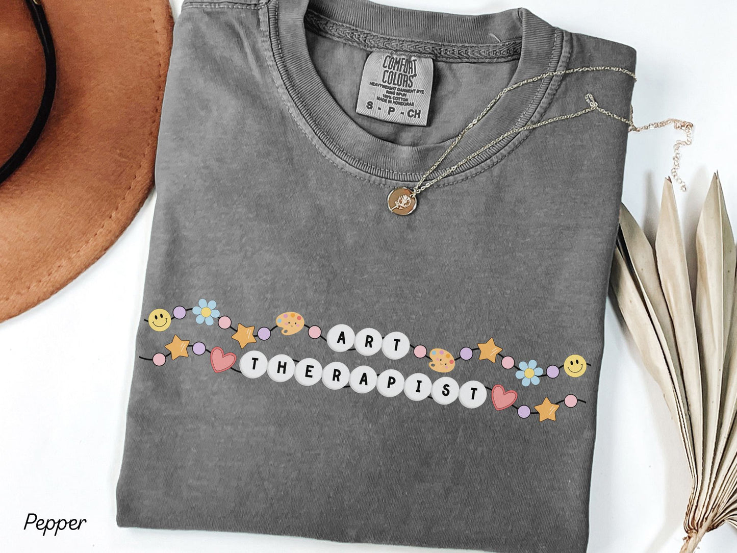 Art Therapist Friendship Bracelet T-shirt, Art Therapy Tee