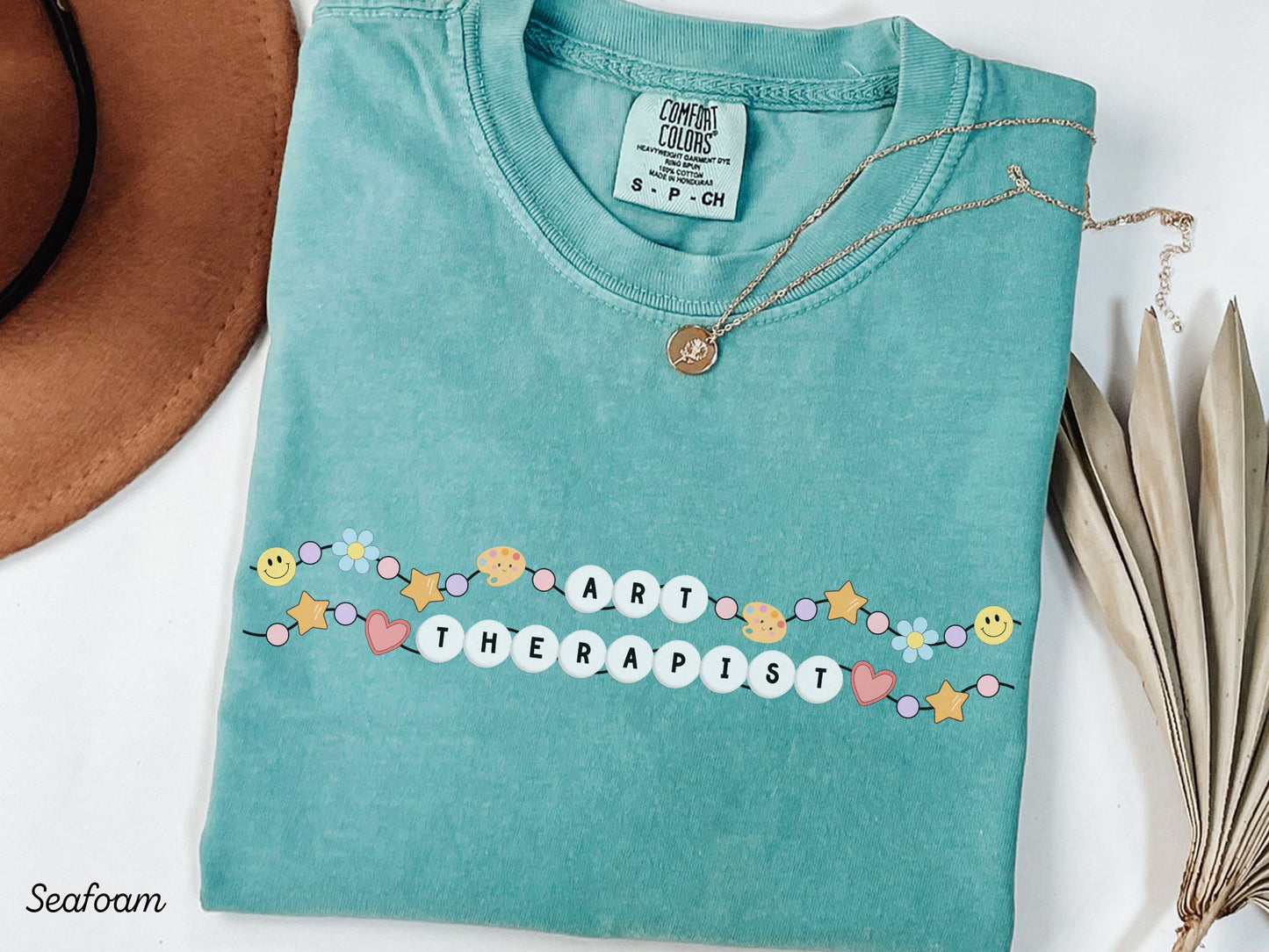 Art Therapist Friendship Bracelet T-shirt, Art Therapy Tee