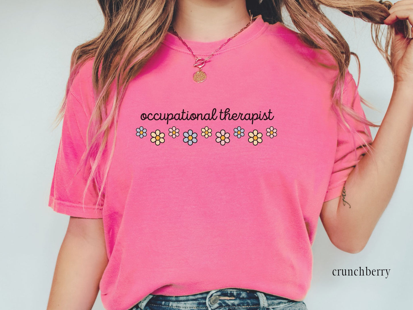 Minimalist Daisy OT Tee | Occupational Therapist Shirt