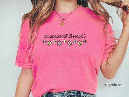 Minimalist Daisy OT Tee | Occupational Therapist Shirt