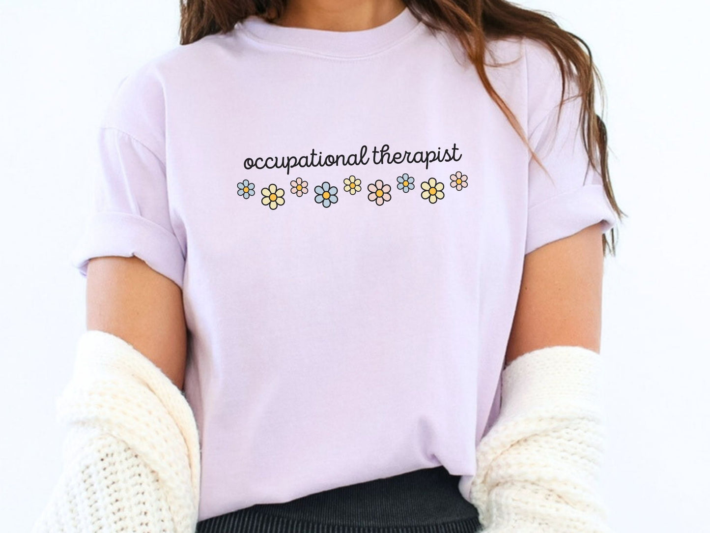 Minimalist Daisy OT Tee | Occupational Therapist Shirt