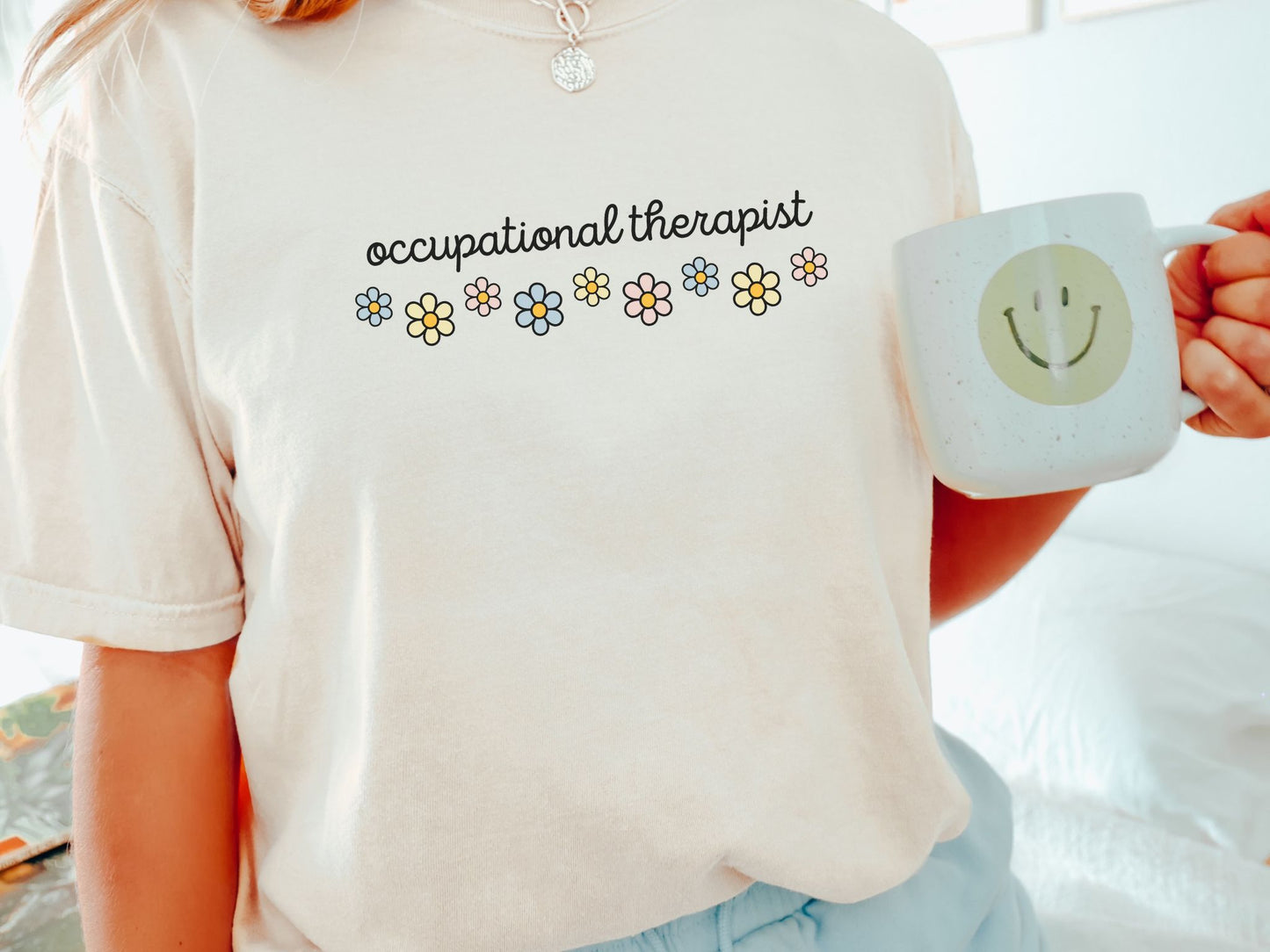 Minimalist Daisy OT Tee | Occupational Therapist Shirt