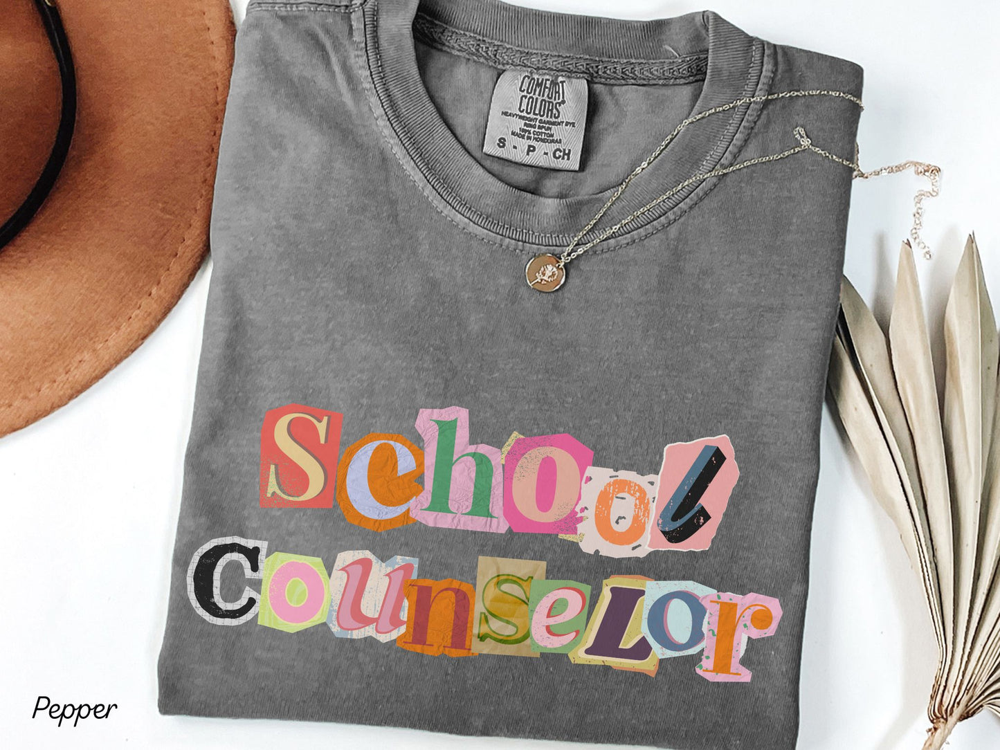 School Counselor Scrapbook Style T-Shirt