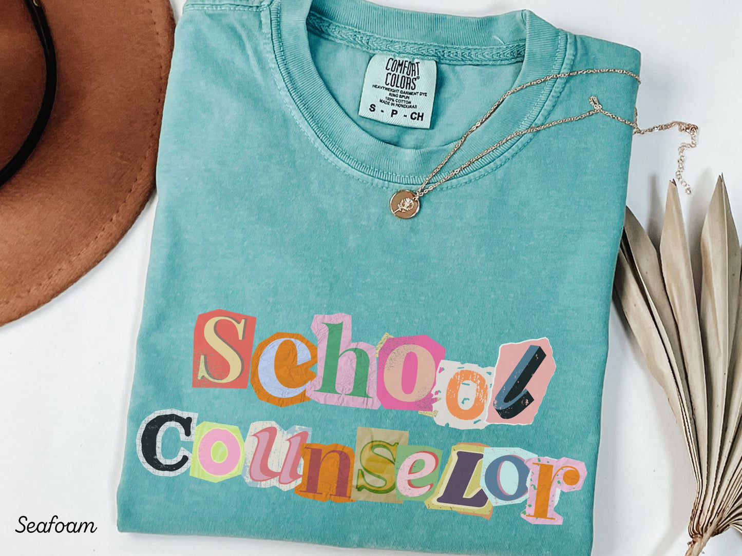 School Counselor Scrapbook Style T-Shirt