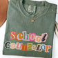 School Counselor Scrapbook Style T-Shirt