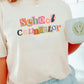 School Counselor Scrapbook Style T-Shirt