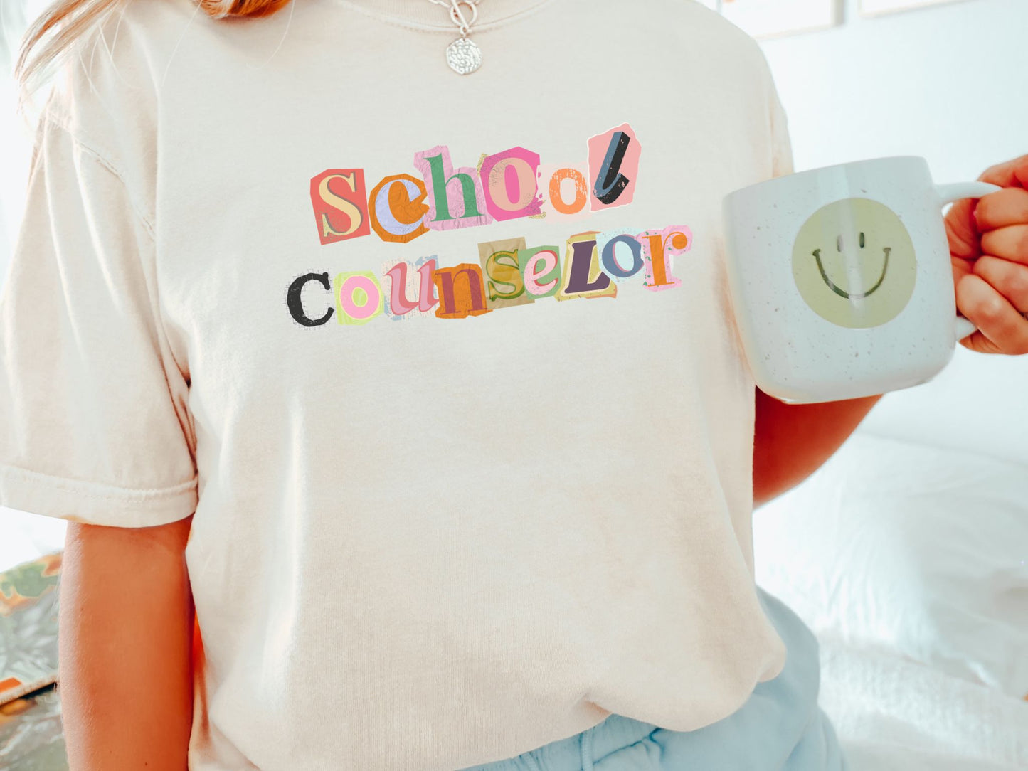 School Counselor Scrapbook Style T-Shirt