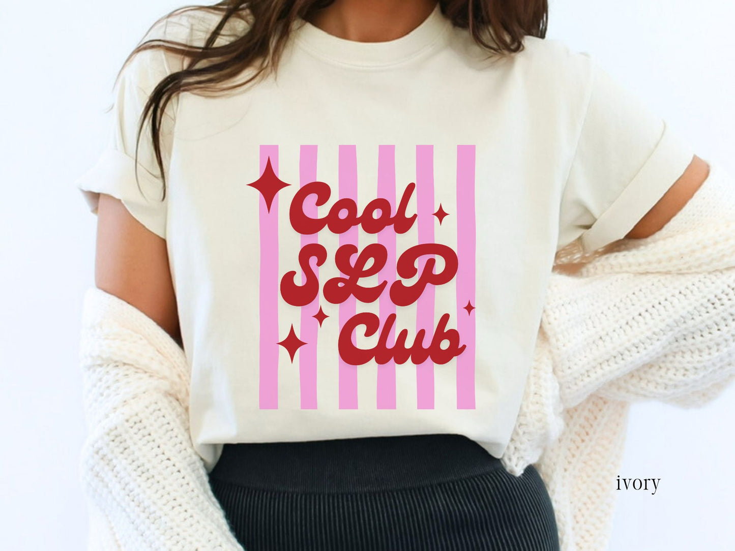 Cool SLP Club T-Shirt, Speech-Language Pathologist Tee