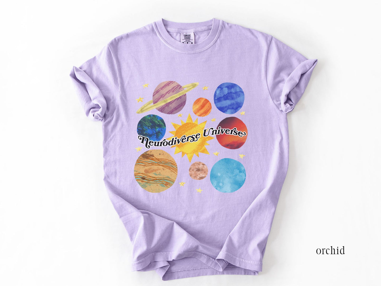 Neurodiverse Universe Shirt | Space Galaxy Tee for Special Education Teachers, BCBAs, ABA Therapists, Autism Awareness