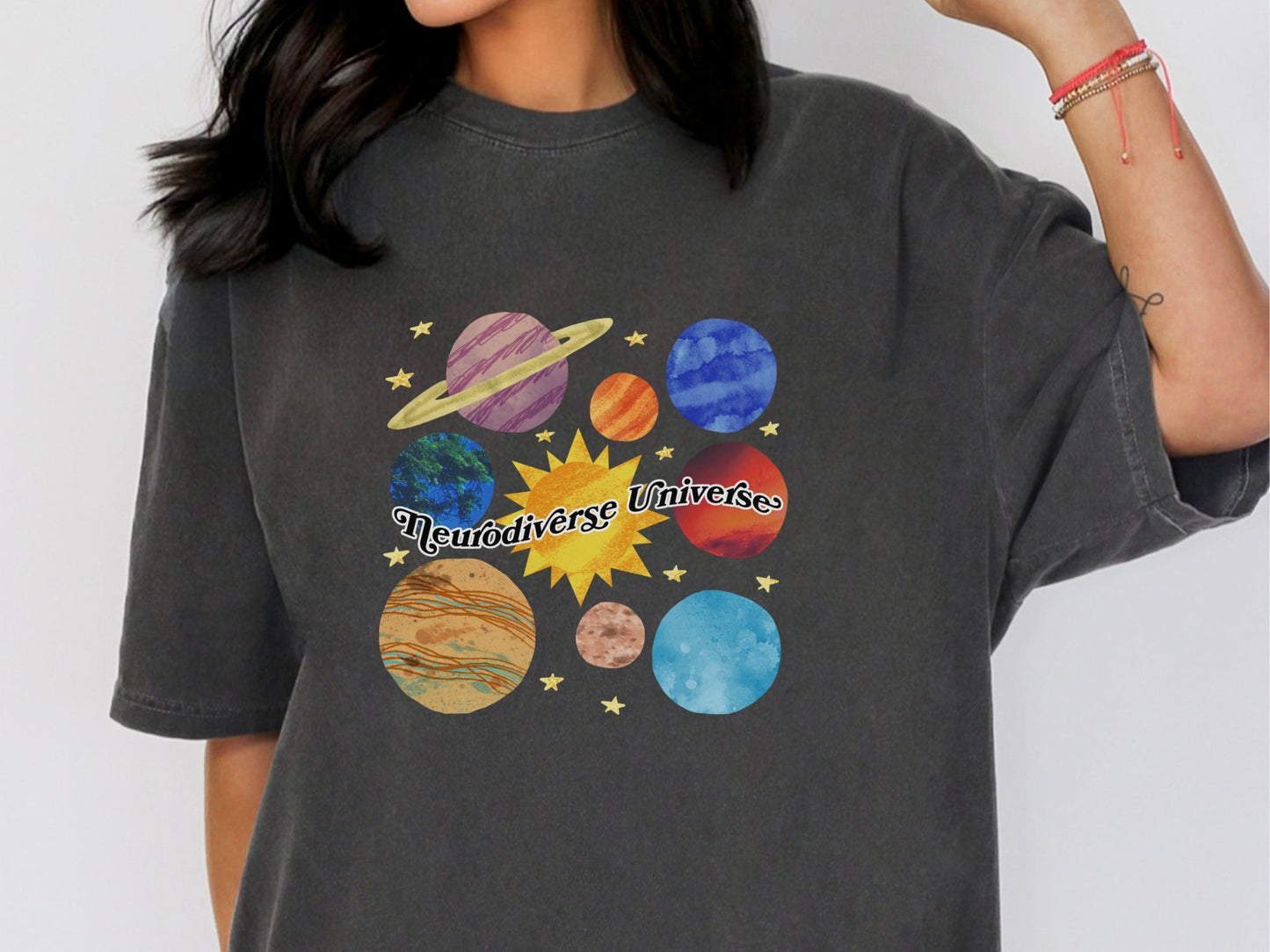 Neurodiverse Universe Shirt | Space Galaxy Tee for Special Education Teachers, BCBAs, ABA Therapists, Autism Awareness