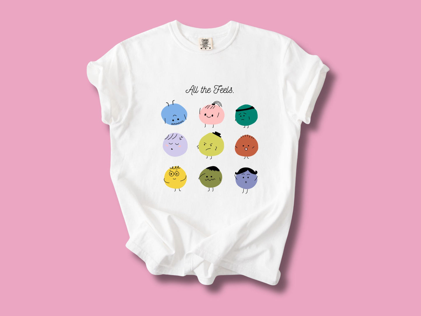 All The Feels Emotions Blobs T-Shirt