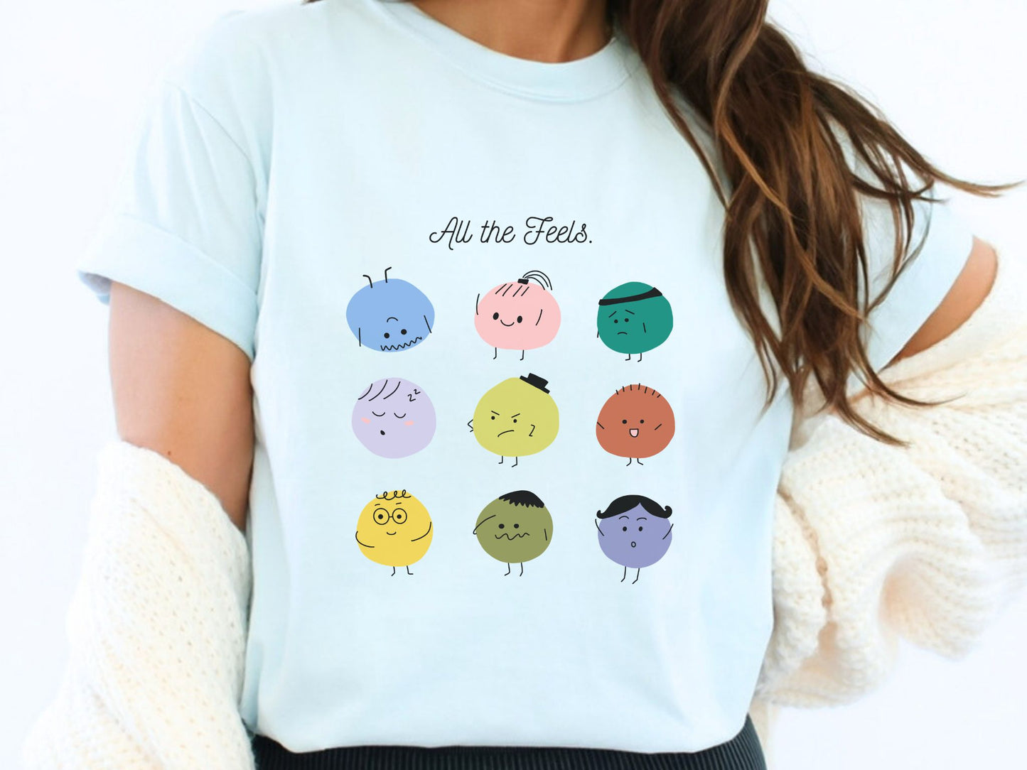 All The Feels Emotions Blobs T-Shirt