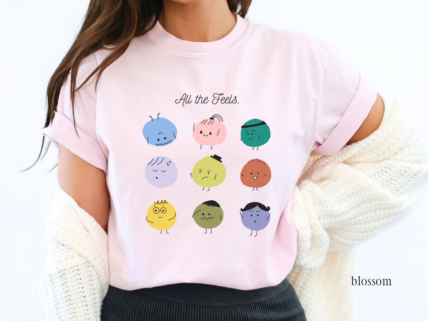 All The Feels Emotions Blobs T-Shirt