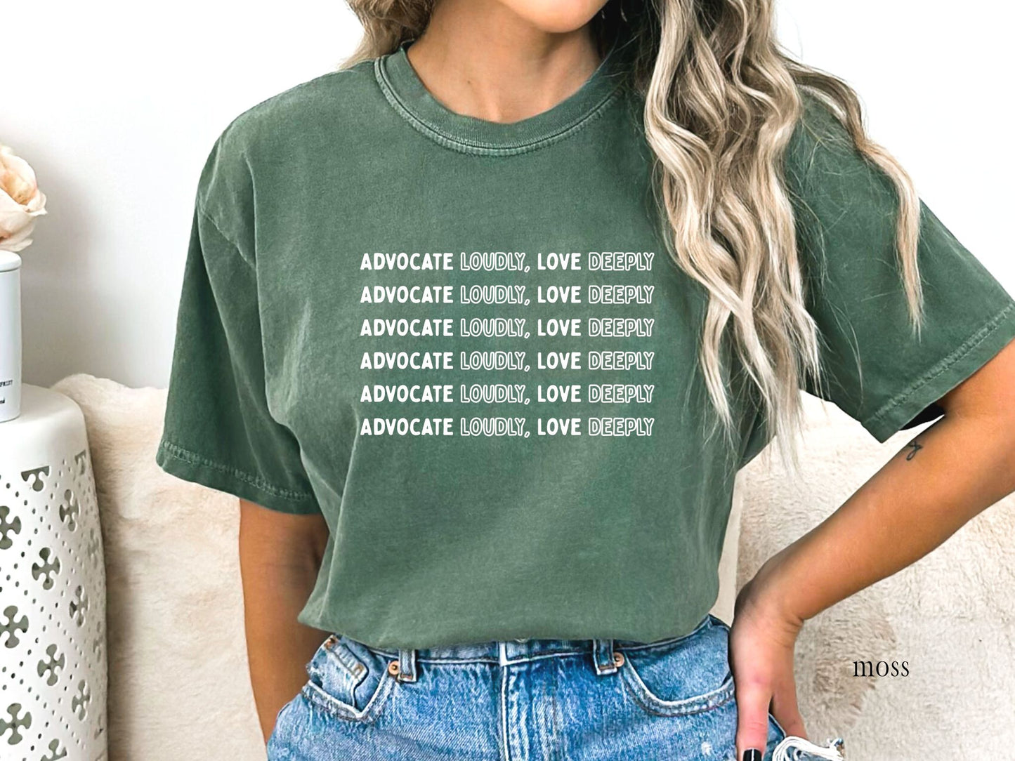 Advocate Loudly Love Deeply T-Shirt | Inclusion Shirt for Teachers, Therapists & Advocates