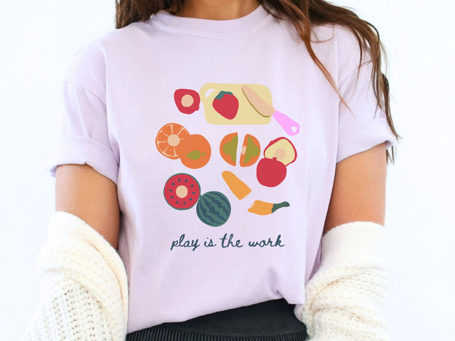 Play Is the Work Shirt, Play Based Therapy Shirt, Pediatric Therapist Gift