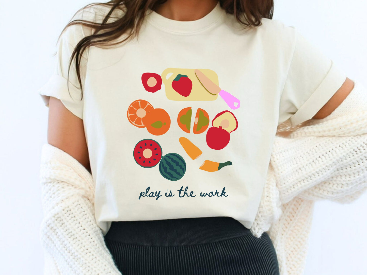 Play Is the Work Shirt, Play Based Therapy Shirt, Pediatric Therapist Gift