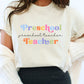 Personalized Minimalist School Staff / Grade Level T-Shirt,