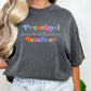 Personalized Minimalist School Staff / Grade Level T-Shirt,