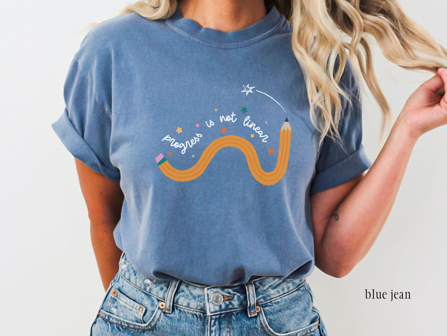 Progress Is Not Linear Shirt, Back to School T-Shirt, School Counselor Tee