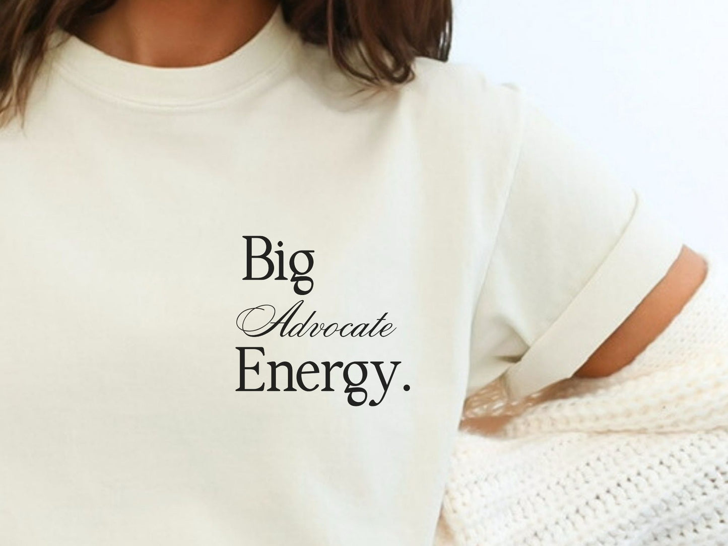 Big Advocate Energy Shirt, Advocacy Shirt, Inclusion Shirt, Disability Advocate Tee, Neurodiversity Shirt, Special Education Teacher Gift