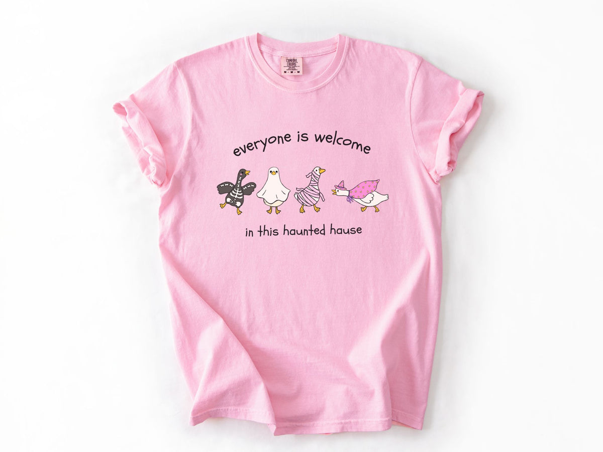 Everyone Is Welcome Halloween Shirt, Silly Goose Shirt, Fall Teacher Shirt, Halloween Teacher Tee, Therapist Shirt, Inclusion Shirt