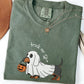 Trick or SR+ Shirt, Funny ABA Halloween T-Shirt, Ghost Wiener Dog Shirt, RBT Bcba Gift, Behavior Analyst Shirt