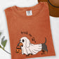 Trick or SR+ Shirt, Funny ABA Halloween T-Shirt, Ghost Wiener Dog Shirt, RBT Bcba Gift, Behavior Analyst Shirt