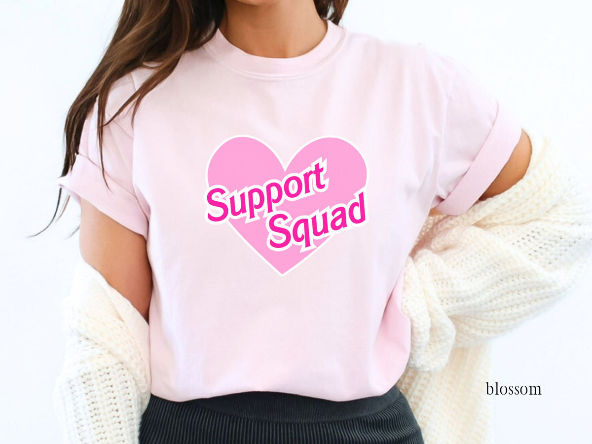 Support Squad Pink Heart Shirt, Gift for School Support Staff
