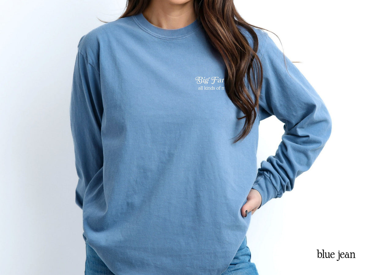 Big Fan Of Neurodiversity Long Sleeve Shirt, Neurodiversity Affirming Tee, Autism Acceptance Shirt