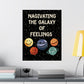 Outer Space Emotions Wall Art, Space Themed Counseling Therapy Decor, Emotional Regulation Print, Classroom Matte Vertical Posters