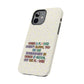 Aba Therapist Tough Phone Case, Behavior Quotes aba merch, Gift for RBT BCBA