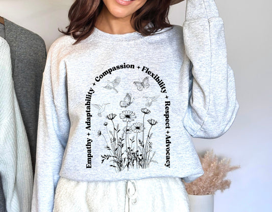 Neurodiversity sweatshirt, special education crewneck, Unisex Heavy Blend