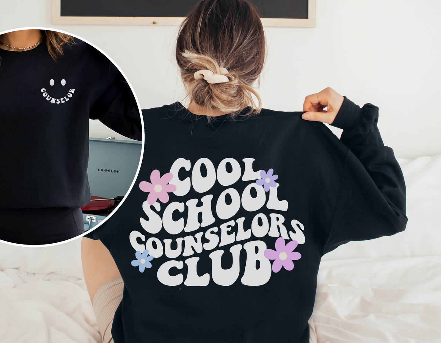 Cool Counselors Club, School Counselor Sweatshirt, Gilden 18000 gift for counselor