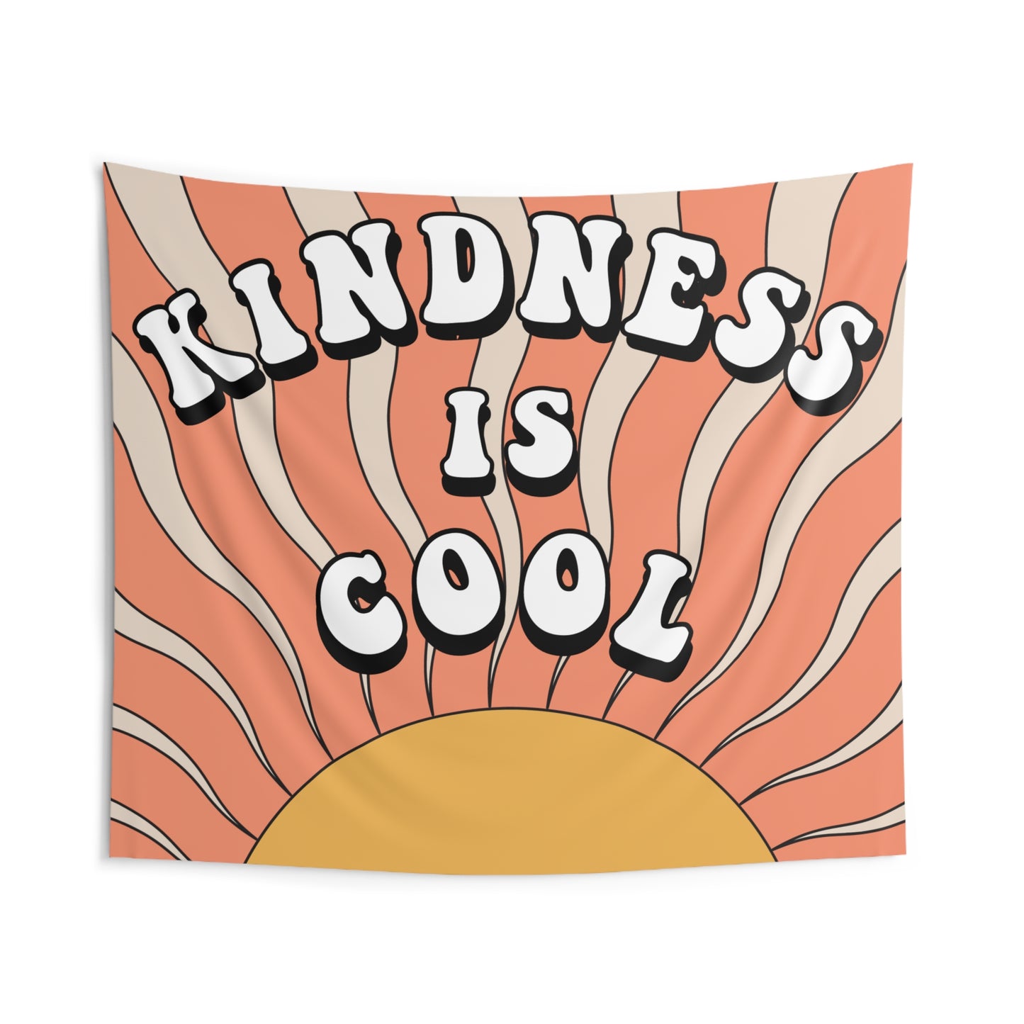 Retro Classroom Tapestry, Kindness is Cool Teacher Decor, Retro class decor, Teacher wall art, Classroom welcome sign