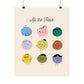 All The Feels Emotions Poster | Hand-drawn Classroom Feelings Chart | SEL Wall Art | School Counselor Decor | Therapist Office Matte Poster Print